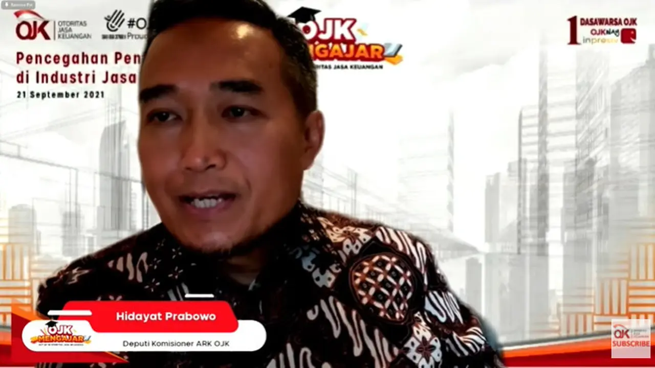 Deputi Komisioner ARK OJK Hidayat Prabowo mengatakan alasan pertama adalah OJK memiliki risiko inheren yang besar terkait dengan risiko kecurangan.