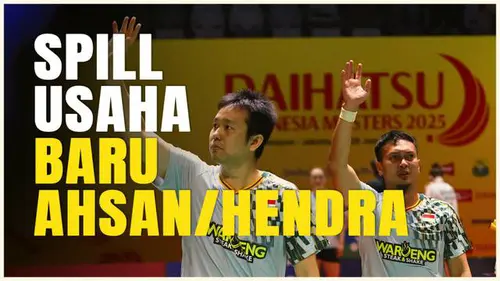 VIDEO: Momen Perpisahan Ahsan/Hendra di Konferensi Pers Indonesia Masters 2025