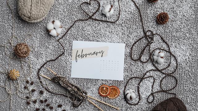 Ilustrasi bulan Februari