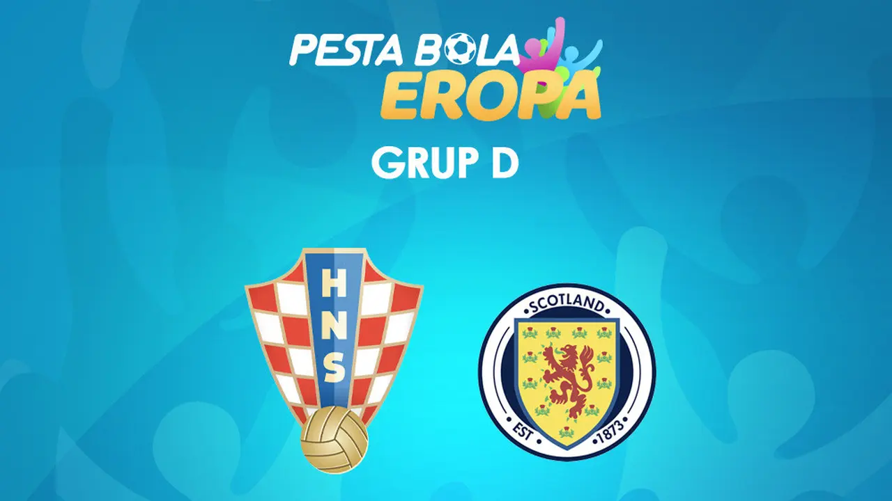 Piala Eropa - Euro 2020 Kroasia Vs Skotlandia