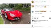 Bambang Soesatyo Nyobain Ferrari Baru Raffi Ahmad (Ist)