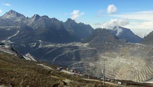 Tambang Grasberg PT Freeport Indonesia. Foto: Liputan6.com/Ilyas Istianur P
