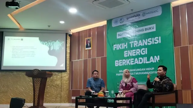 peluncuran Buku Fikih Energi Berkeadilan di Jakarta, bekerja sama dengan Greenfaith dan MOSAIC (Muslims for Shared Action on Climate impact).