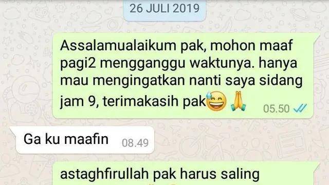 6 Balasan Chat Dosen Cuek Ini Bikin Mahasiswa Elus Dada