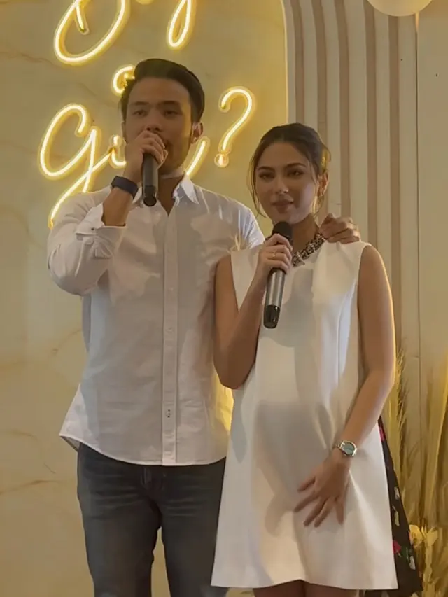 Jessica Mila saat Gender Reveal,