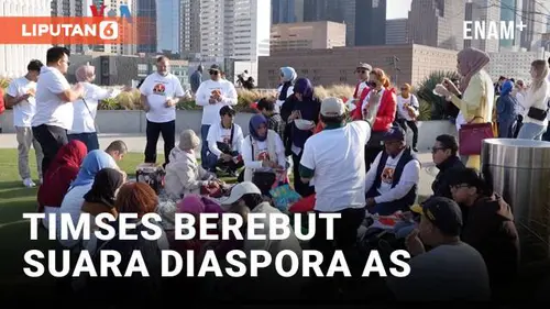 VIDEO: Timses Rebutan Suara Diaspora Indonesia di Amerika Serikat