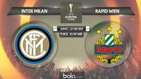 Liga Europa: Inter Milan Vs Rapid Wien (Bola.com/Adreanus Titus)