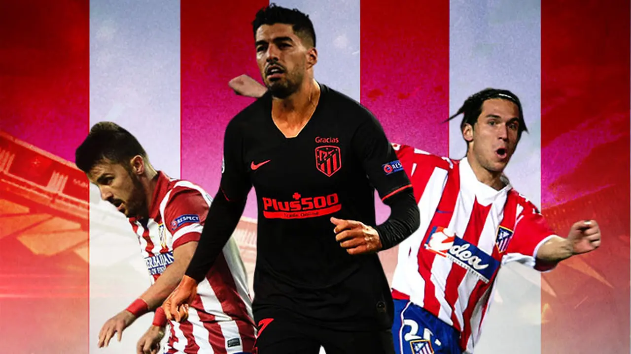 Atletico Madrid - David Villa, Luis Suarez, Luis Garcia