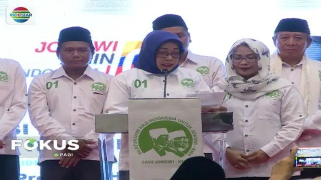 SAHI Deklarasi Dukung Jokowi-Ma’ruf di Pilpres 2019