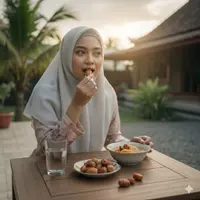Manfaat makan buah kurma saat berbuka puasa./copyright generated by AI/Gemini