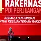 Bakal calon presiden RI 2024, Ganjar Pranowo saat memberikan pidato di acara Rakernas IV PDI Perjuangan. (Dok. PDIP)