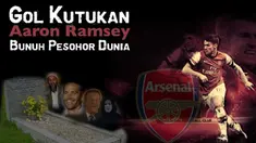 Video 5 gol yang dicetak Aaron Ramsey ini bersamaan dengan wafatnya bintang pop seperti Robin Williams, David Bowie kecuali Osama Bin Laden.
