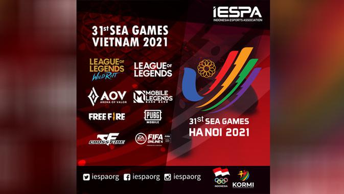 8 Gim yang dipertandingkan dalam cabor esports di SEA Games 2021. (Doc: IESPA)