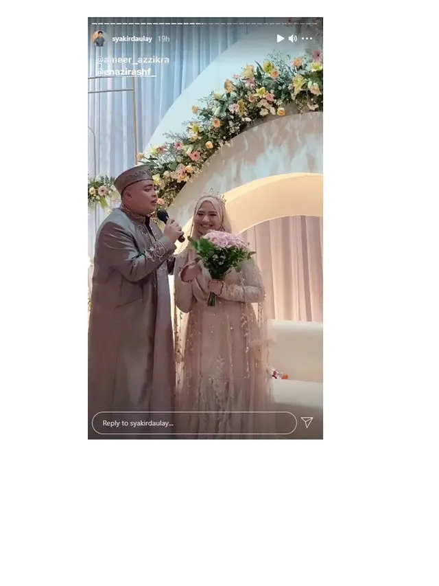 7 Potret Resepsi Pernikahan Ameer Azzikra Adik Alvin Faiz, Berlangsung Tertutup dan Mewah