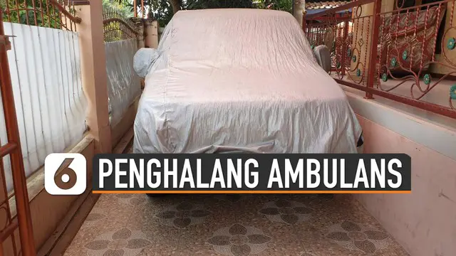 VIDEO: Mobil Penghalang Ambulans Diduga Pakai Pelat Palsu