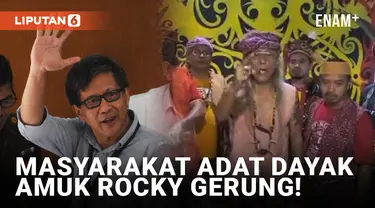 Masyarakat Adat Dayak Geram dengan Pernyataan Rocky Gerung soal Jokowi dan IKN