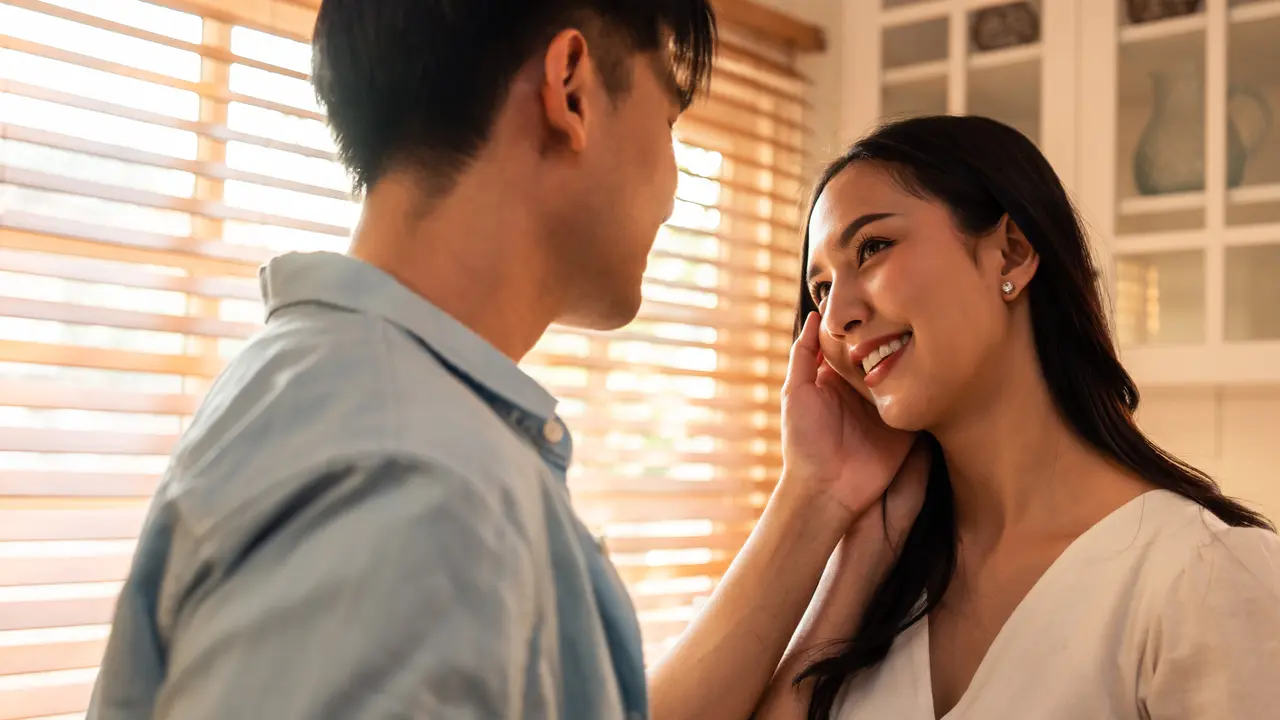 perempuan dan pasangan senja