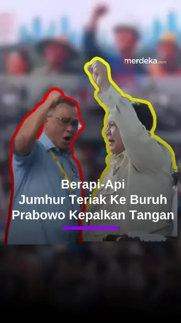 Jumhur Berapi-api Teriak di May Day 2026, Prabowo Kepalkan Tangan Teriak "Hidup Buruh"