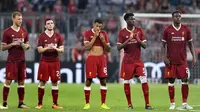 Liverpool gagal menjuarai Audi Cup 2017 karena kalah adu penalti dari Atletico Madrid di Allianz Arena, Munchen, Rabu (2/8/2017). (AFP/Christof Stache)