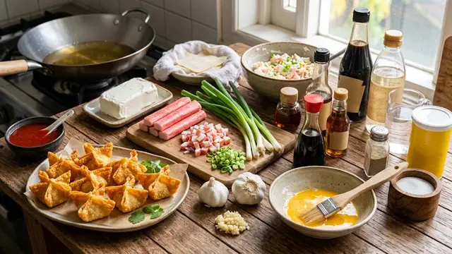 Resep Crab Rangoon Renyah dan Creamy
