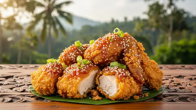 Resep Ayam Goreng Saus Pedas Manis