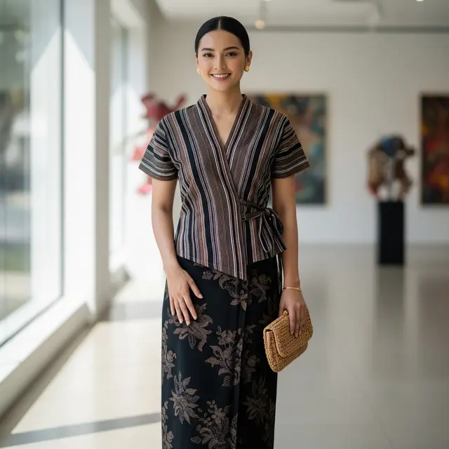 Model Baju Lurik Kutu Baru