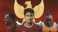 Timnas Indonesia - Ilija Spasojevic, Fachrudin Aryanto, Victor Igbonefo (Bola.com/Adreanus Titus)