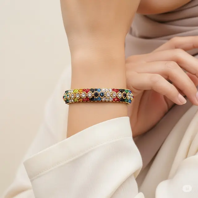 Contoh Model Gelang Manik Manik Terbaru. Foto: Gemini