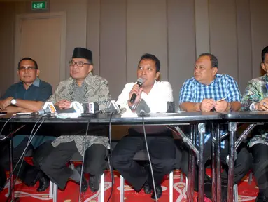 Dewan Pengurus Pusat Partai Persatuan Pembangunan (PPP) usai menggelar rapat pengurus harian DPP PPP di Jakarta,(10/9/14). (Liputan6.com/Johan Tallo)