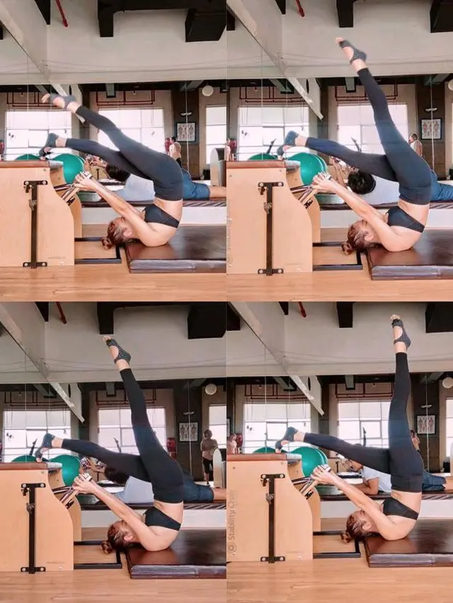 Bugar di Usia 38 Tahun, Ini 6 Potret BCL saat Latihan Pilates