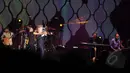 Aksi Chris Botti dan bandnya di atas panggung Java Jazz Festival 2015 di JIExpo, Jakarta, Sabtu (7/3). Ajang musik jazz tahunan itu berlangsung tiga hari dengan tema "Exploring Indonesia".(Liputan6.com/Faizal Fanani)