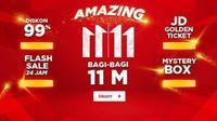 JD.ID gelar 3 amazing days mulai 9-11 November (Dok.Istimewa/Komarudin)