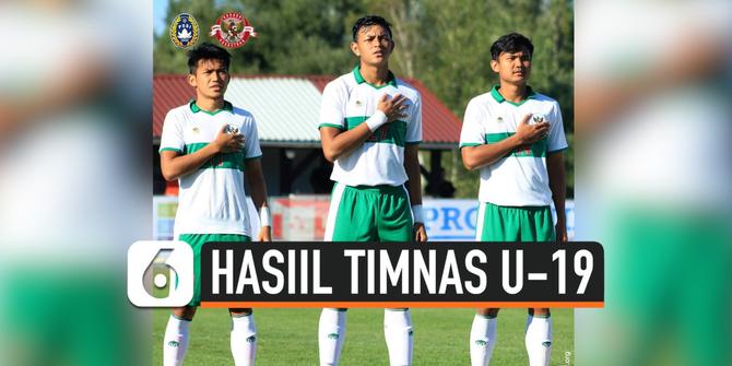VIDEO: Timnas Indonesia U-19 Kalah 3-0 Atas Bulgaria