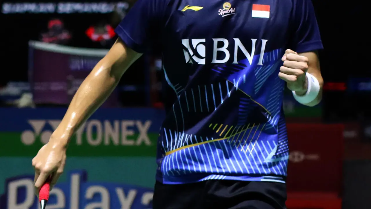 Jonatan Christie di Indonesia Open 2023
