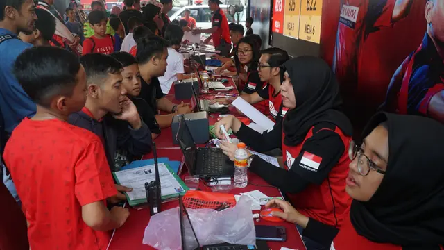 Pendaftar Audisi Umum Djarum Beasiswa Bulutangkis