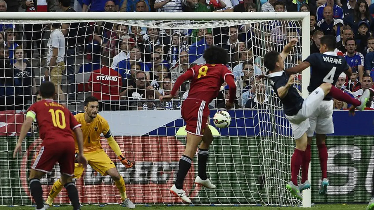 Prancis vs Belgia (AFP)
