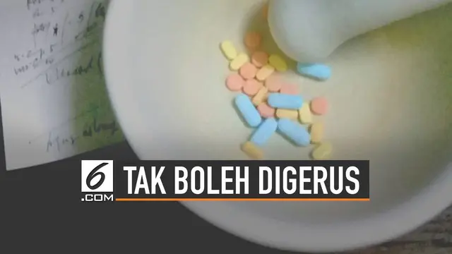 VIDEO: Obat-Obatan yang Tak Boleh Digerus