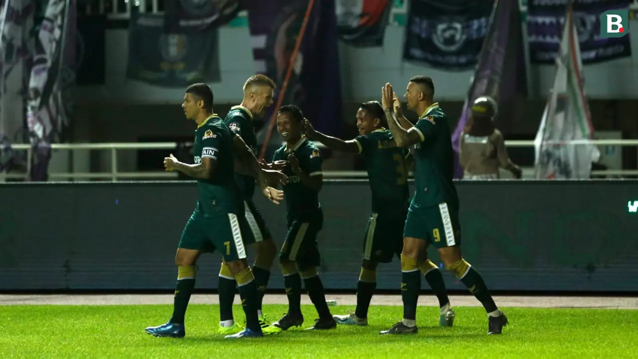 Selebrasi Skuad Persikabo