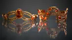 Dua tiara yang diyakini milik Permaisuri Josephine Bonaparte dari Prancis ditampilkan saat sesi pemotretan di Sotheby's Auction House, London, Inggris, Jumat (3/12/2021). Sepasang tiara yang diyakini milik Permaisuri Josephine Bonaparte akan dijual sepaket. (Daniel LEAL/AFP)
