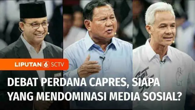 Debat Perdana Capres di Pilpres 2024, ramai diperbincangkan di media sosial. Lantas, siapa Capres yang namanya mendominasi media sosial? seperti apa reaksi netizen menanggapi debat Capres? Berikut perbincangan Regina Valeria dan Direktur Komunikasi I...