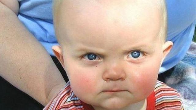 Ekspresi Kocak Saat Bayi Lagi Marah Ini Malah Bikin Ketawa