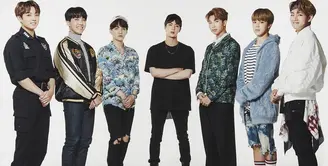 Sudah tidak diragukan lagi sepak terjang BTS di dunia musik. Lantaran grup asal Korea Selatan ini berhasil menyabet trofi untuk kategori bintang musik global terfavorit di Kids' Choice Awards 2018. (Foto: Soompi.com)