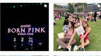 Konser Blackpink di Bangkok disaksikan artis Indonesia Nindy Ayunda dan Dannia Salsabilla (Foto: Instagram danniasalsabilla)