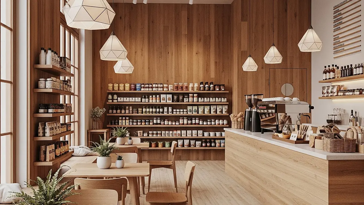 Model Warung Semi Kafe Minimalis