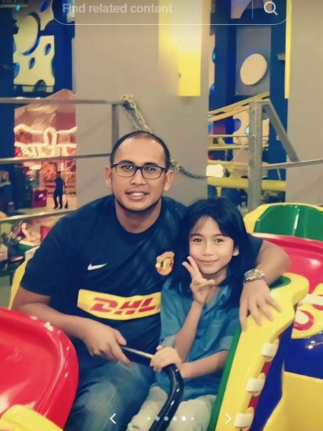 6 Foto Lawas Azizah Salsha Kecil Bersama Ayahnya, Andre Rosiade Muda Curi Perhatian