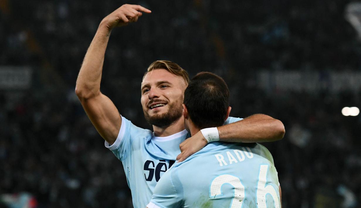 2. Ciro Immobile (Lazio) - 15 Gol (6 Penalti). (AFP/Vicenzo Pinto)