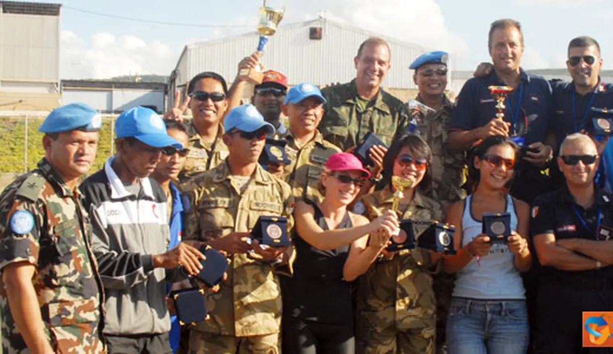 Citizen6, Naquora: Kedua kalinya Indobatt kembali mengukir prestasi dengan menjuarai turnamen tenis yang bertajuk "Intercontingent Open Lawn Tennis Competition" UNIFIL bertempat di Lapangan tenis Markas UNIFIL, Naqoura, Lebanon Selatan.