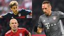 Bayern Munchen memulai musim Bundesliga dengan catatan buruk.  Munchen saat ini masih kesulitan menghancurkan dominasi Borussia Dortmund yang begitu. Munchen harus segera merombak skuatnya di transfer januari. (Kolase Foto AFP)