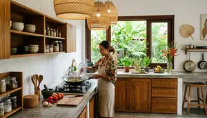 8 Inspirasi Dapur Bergaya Tropical Minimalist, Bikin Suasana Masak Terasa Segar Seperti di Resort