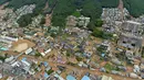 Kondisi wilayah perumahan di Asaminami, Hiroshima, Jepang, pasca bencana tanah longsor, (20/8/2014). (REUTERS/Kyodo)